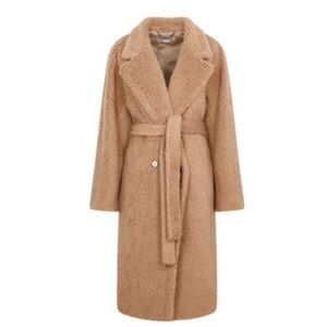 Stella McCartney Eco Faux Fur Teddy Coat